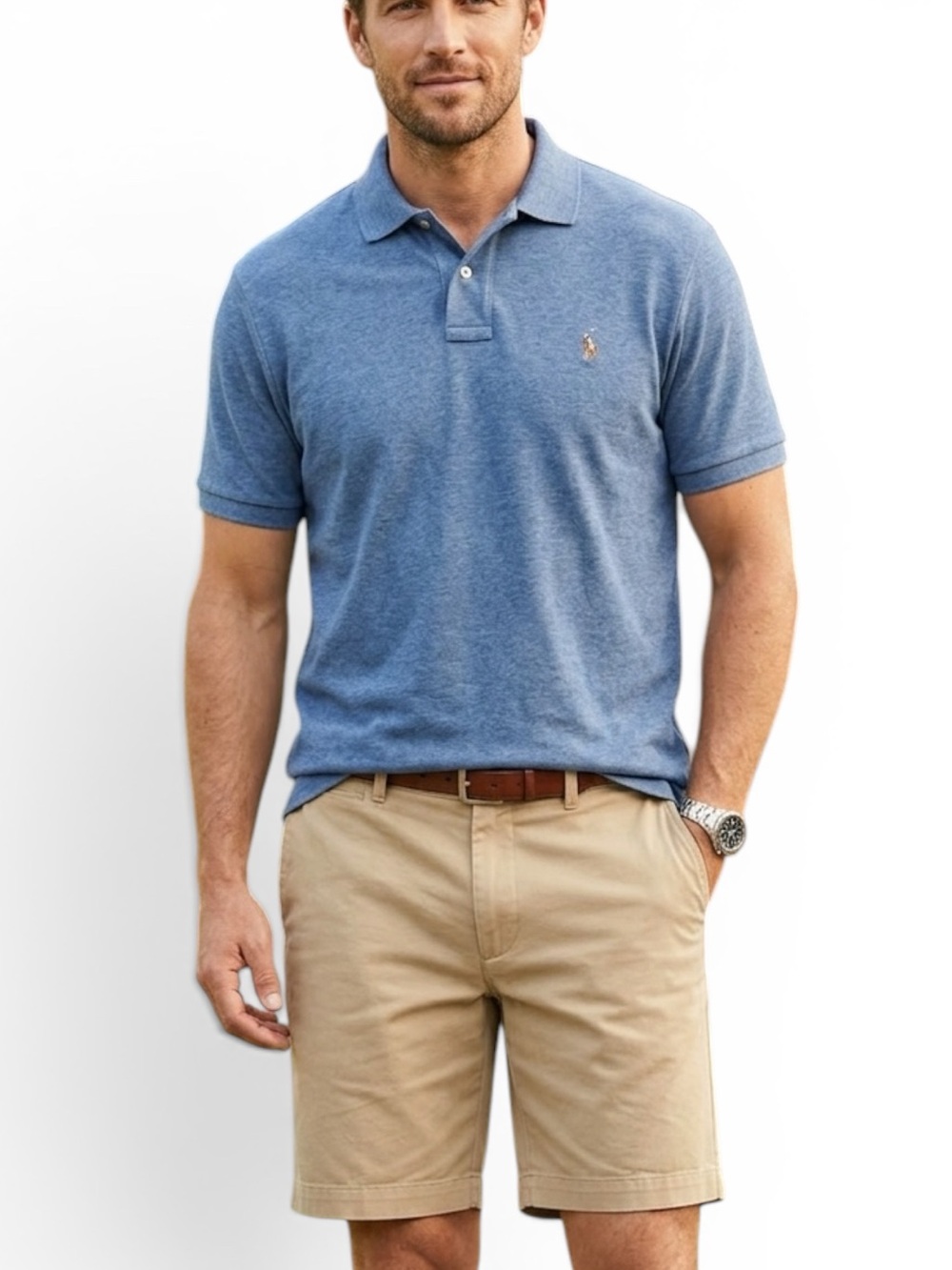 Polo Ralph Lauren Men's Blue Pima Cotton Short Sleeve Polo Shirt XXL NWOT Golf